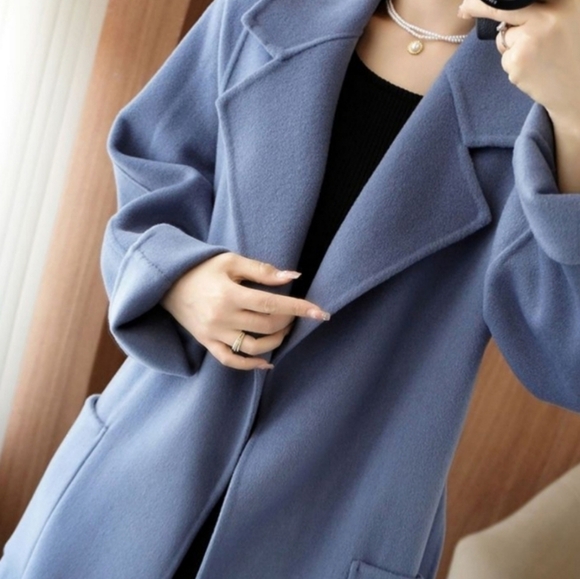 Wool Coat Women's Wear Autumn/Winter Fashion Temperament Double sidedNWTCa.. - Picture 3 of 5